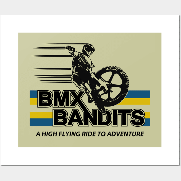 Mod.7 BMX Bandits Bikers Wall Art by parashop